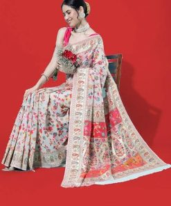 Half Silk Saree ১২ হাত