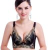 YLISHI Bras for Women Push Up Bra Brassiere Padded (BLACK)