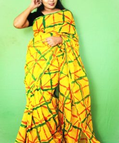 Half Silk Saree ১২ হাত