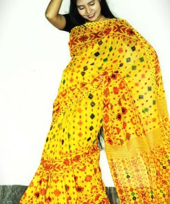 Half Silk Saree ১২ হাত