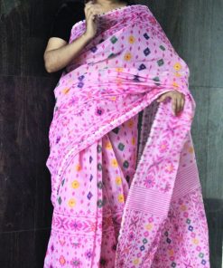 Half Silk Saree ১২ হাত