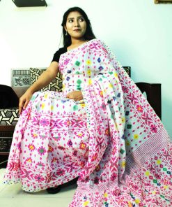 Half Silk Saree ১২ হাত