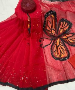 New Hand Printed Exclusive Design Combo Couple Set saree and panjabi for Men & Women