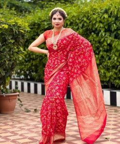 Half Silk Saree ১২ হাত