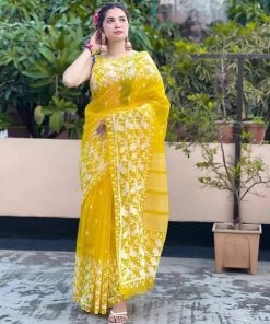 Half Silk Saree ১২ হাত