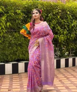 Half Silk Saree ১২ হাত