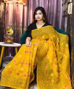 Half Silk Saree ১২ হাত