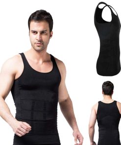 SLIM N LIFT SLIMMING TUMMY TUCKER BODY SHAPER VEST FOR MEN UNDERSHIRT VEST TO LOOK SLIM INSTANTLY.