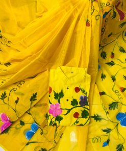 New Hand Printed Exclusive Design Combo Couple Set saree and punjabi for Men & Women