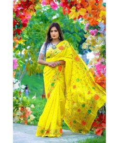 Half Silk Saree ১২ হাত