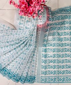 Half Silk Saree ১২ হাত