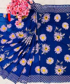 Half Silk Saree ১২ হাত