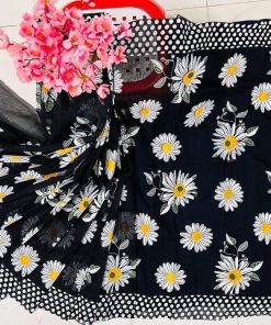 Half Silk Saree ১২ হাত