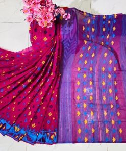 Half Silk Saree ১২ হাত