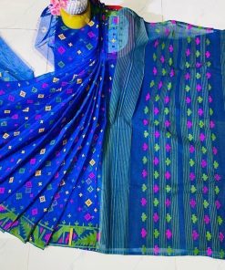 Half Silk Saree ১২ হাত