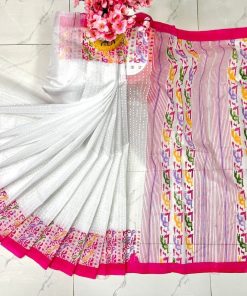 Half Silk Saree ১২ হাত