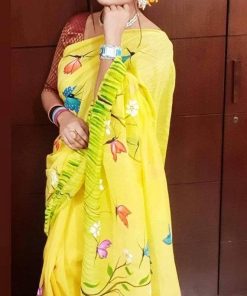 Half Silk Saree ১২ হাত