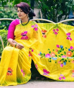 Half Silk Saree ১২ হাত