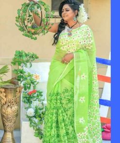 Half Silk Saree ১২ হাত