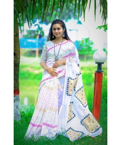 Half Silk Saree ১২ হাত