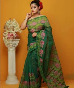 Half Silk Saree ১২ হাত
