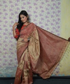 Half Silk Saree ১২ হাত