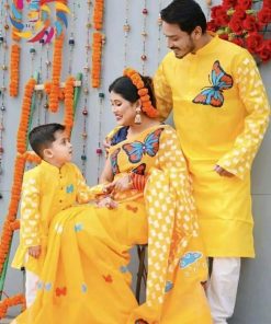 Best Couple Dress With Baby Punjabi