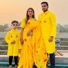 Best Couple Dress With Baby Punjabi