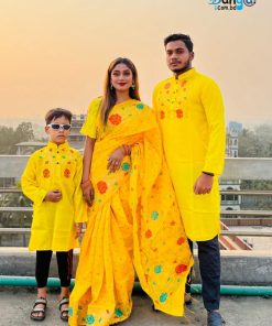 Best Couple Dress With Baby Punjabi