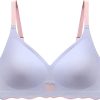 WMTSCP New ice sexy small chest comfortable underwear No steel ring sexy fit water bra women’s underwear