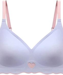 WMTSCP New ice sexy small chest comfortable underwear No steel ring sexy fit water bra women’s underwear