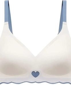 WMTSCP New ice sexy small chest comfortable underwear No steel ring sexy fit water bra women’s underwear