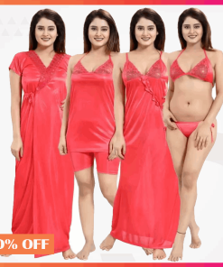 6 part Indian Short pants Nighty Misti