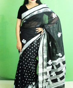 Half Silk Saree ১২ হাত