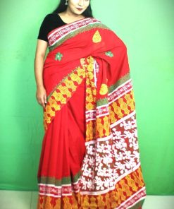 Half Silk Saree ১২ হাত