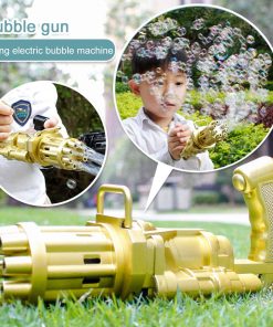 Kids Automatic Gatling Bubble Machine