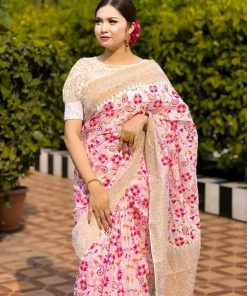 Half Silk Saree ১২ হাত