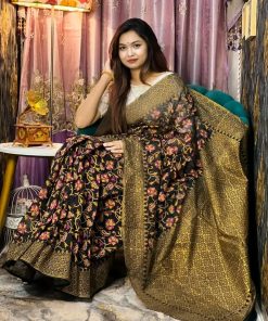 Half Silk Saree ১২ হাত