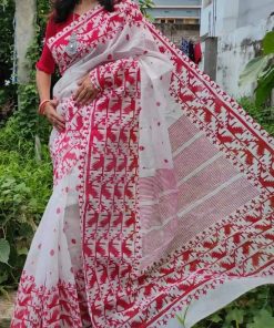 Half Silk Saree ১২ হাত