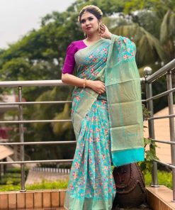Half Silk Saree ১২ হাত