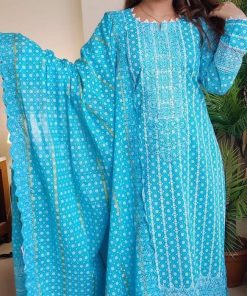 ★পাকিজা কটন থ্রি পিস★