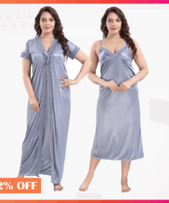 Indian 2 part Sexy Nighty Dress Gery