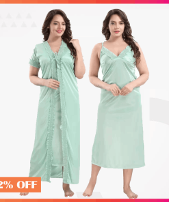 Indian 2 part Sexy Nighty Dress Light Green