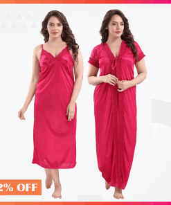 Indian 2 part Sexy Nighty Dress RED